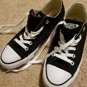 Converse Black Chuck Taylor All Star Double Tongue